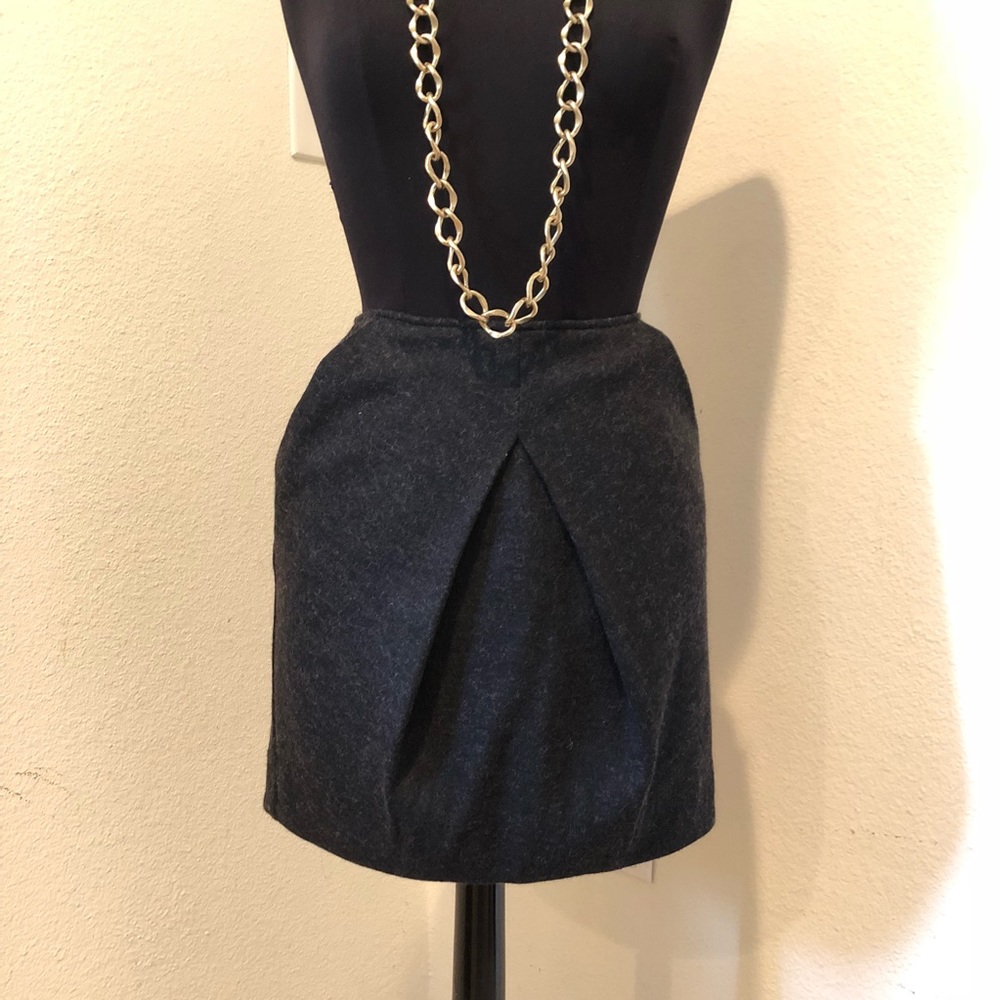 Wool blend skirt